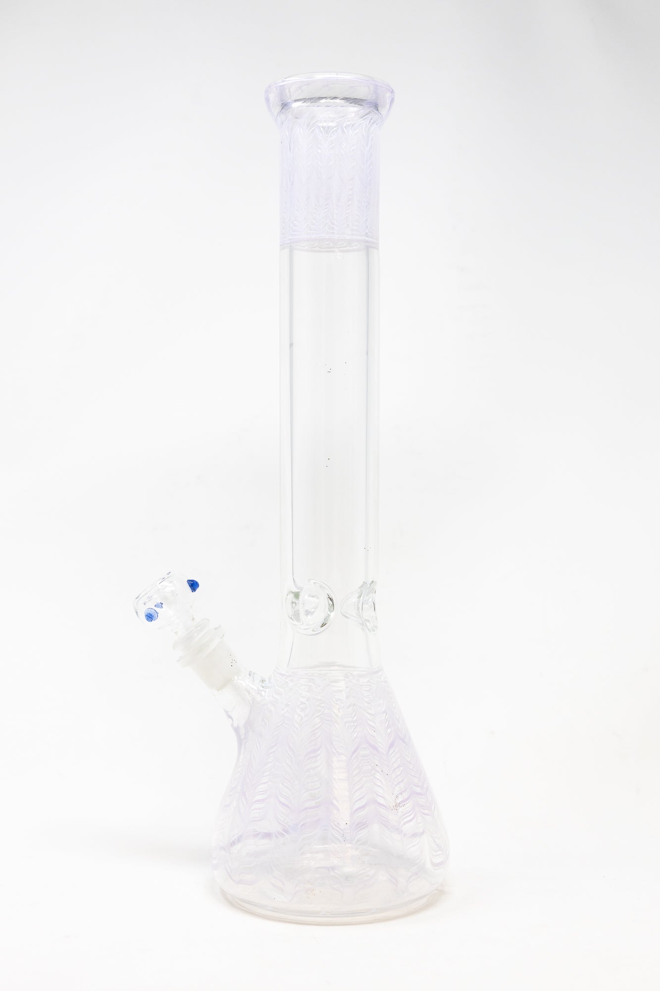 16" Purple Swirl Beaker - 7mm