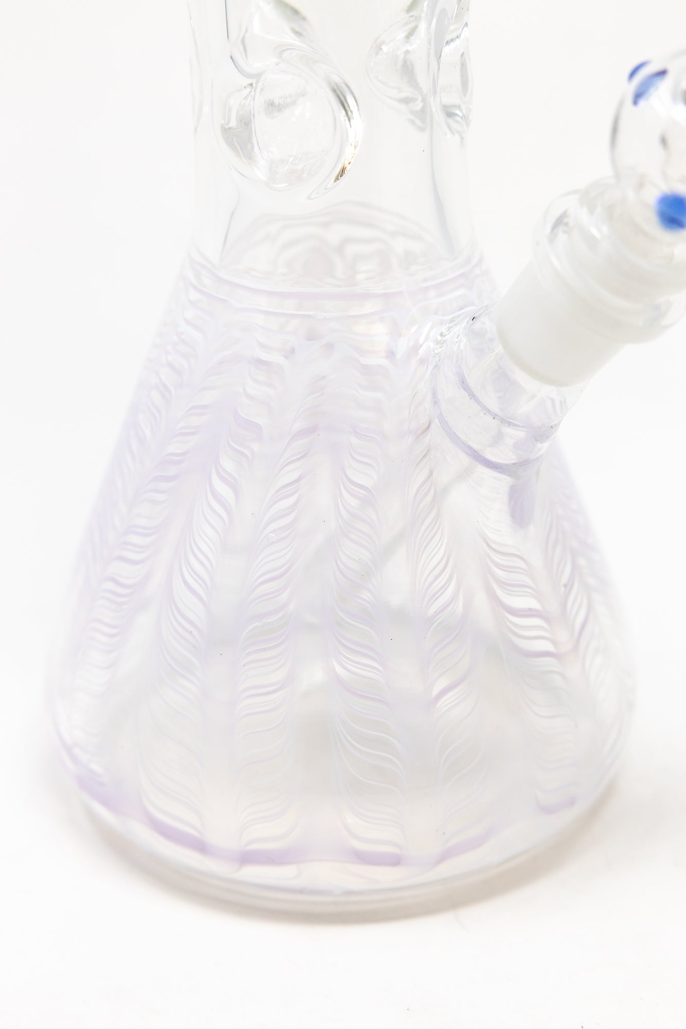 16" Purple Swirl Beaker - 7mm