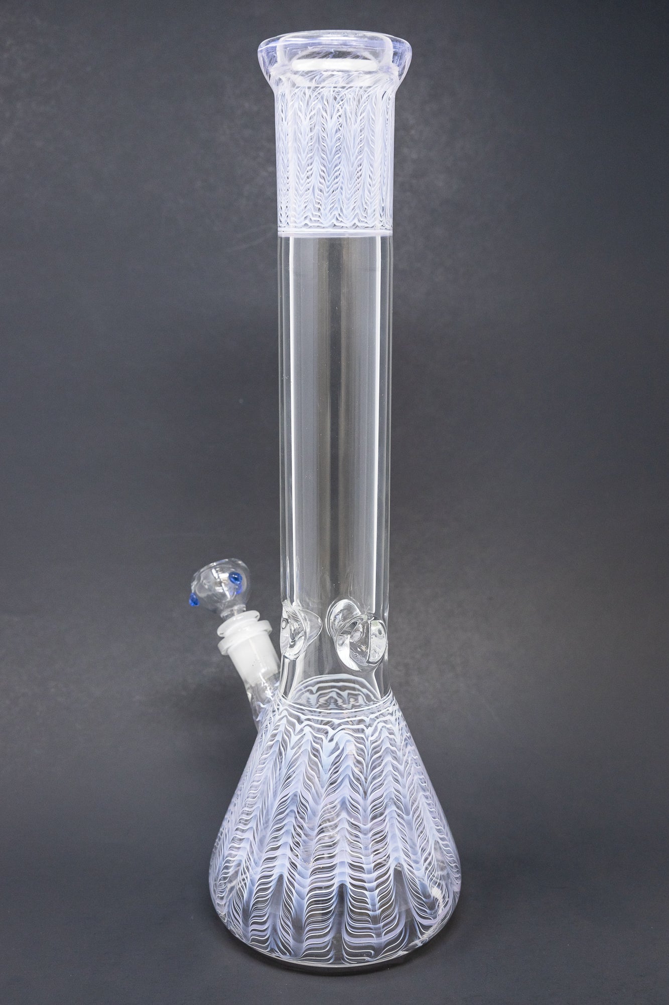 16" Purple Swirl Beaker - 7mm