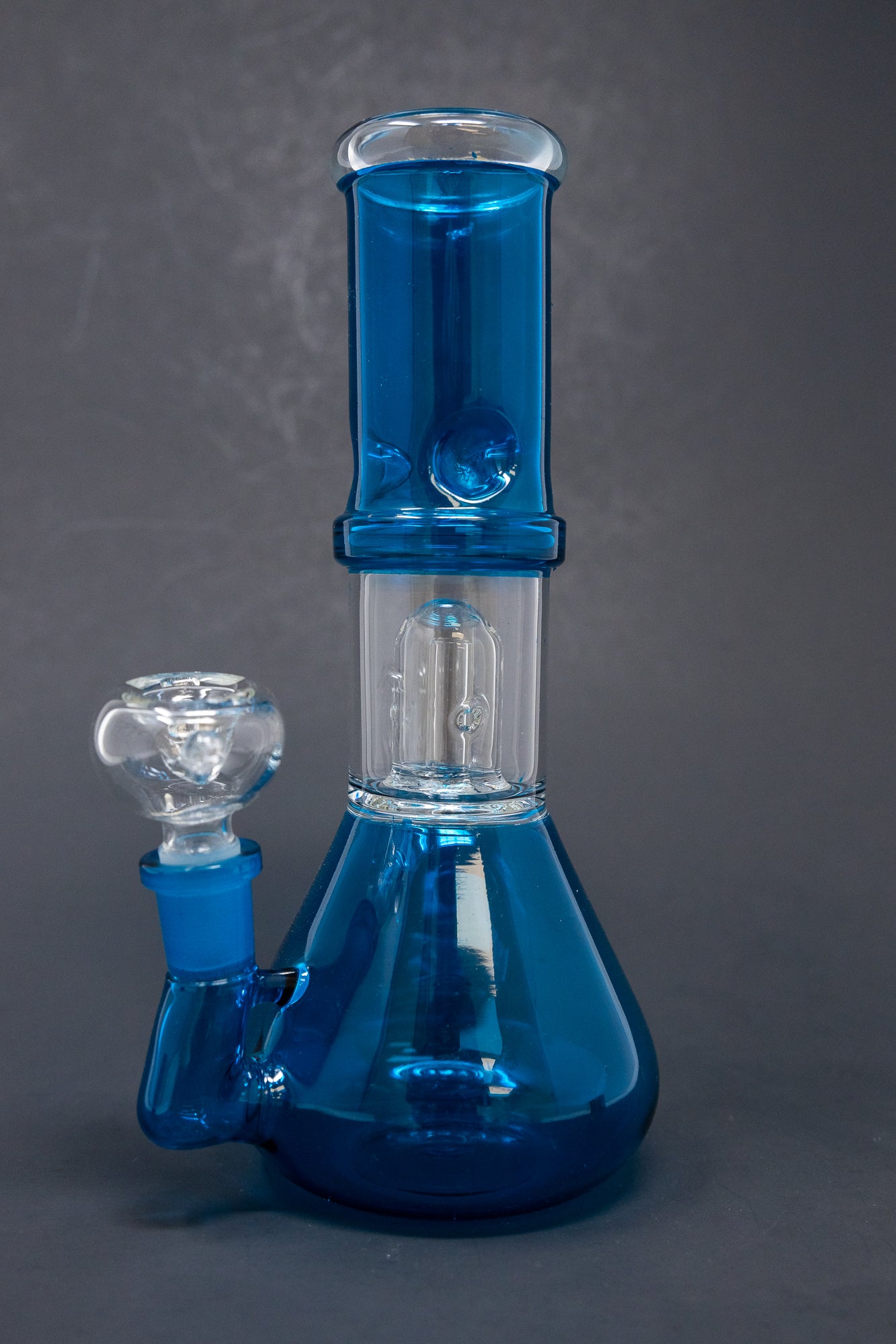 8" Teal Side Joint Beaker