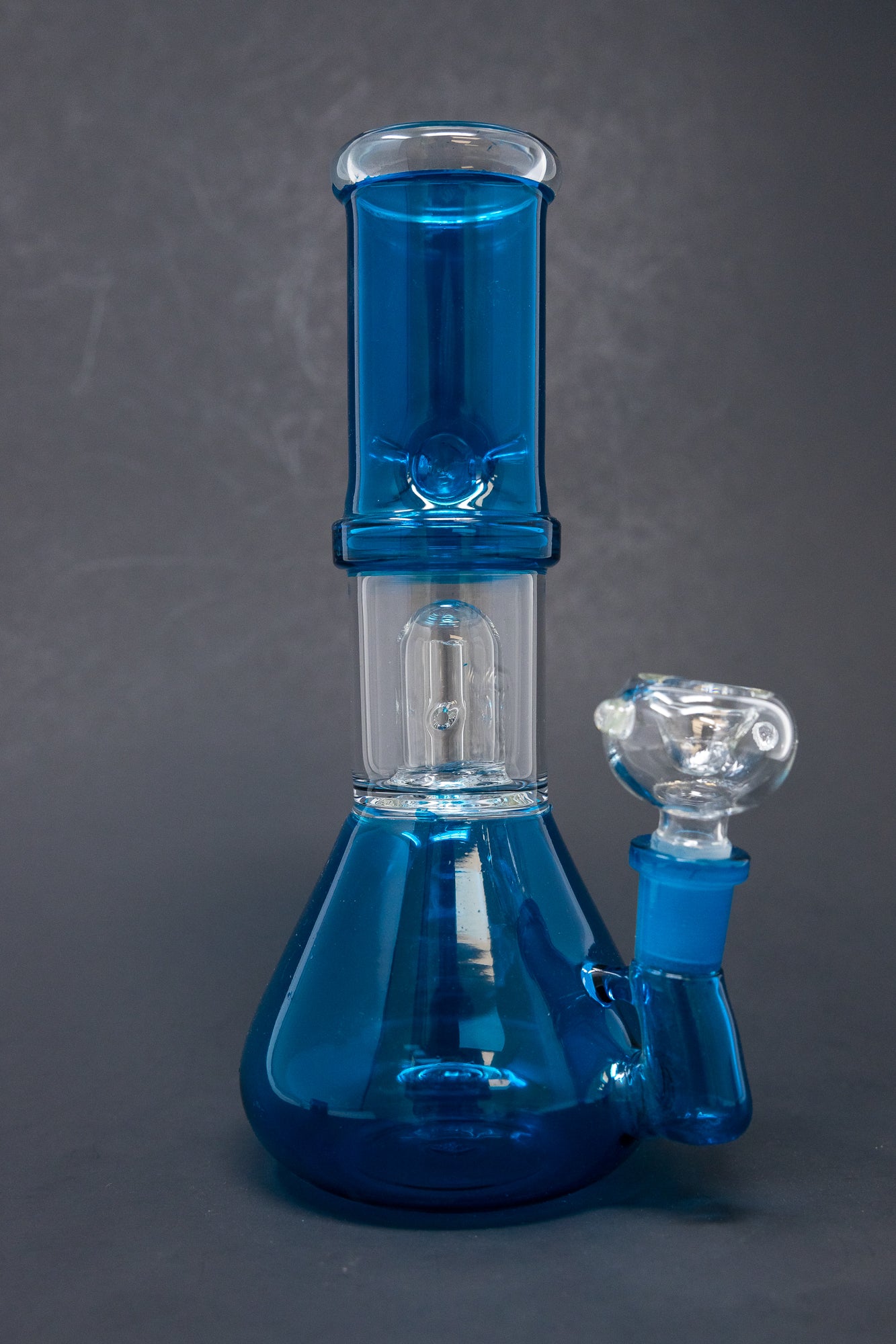 8" Teal Side Joint Beaker