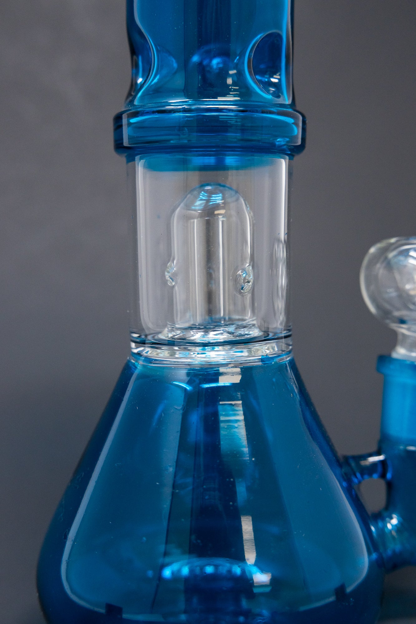 8" Teal Side Joint Beaker