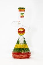 10" Glass Rasta Designer Zong