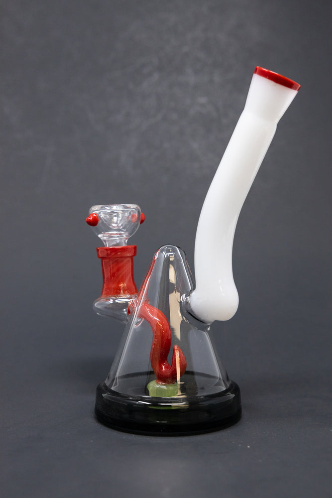 6" Hook Percolator Bong