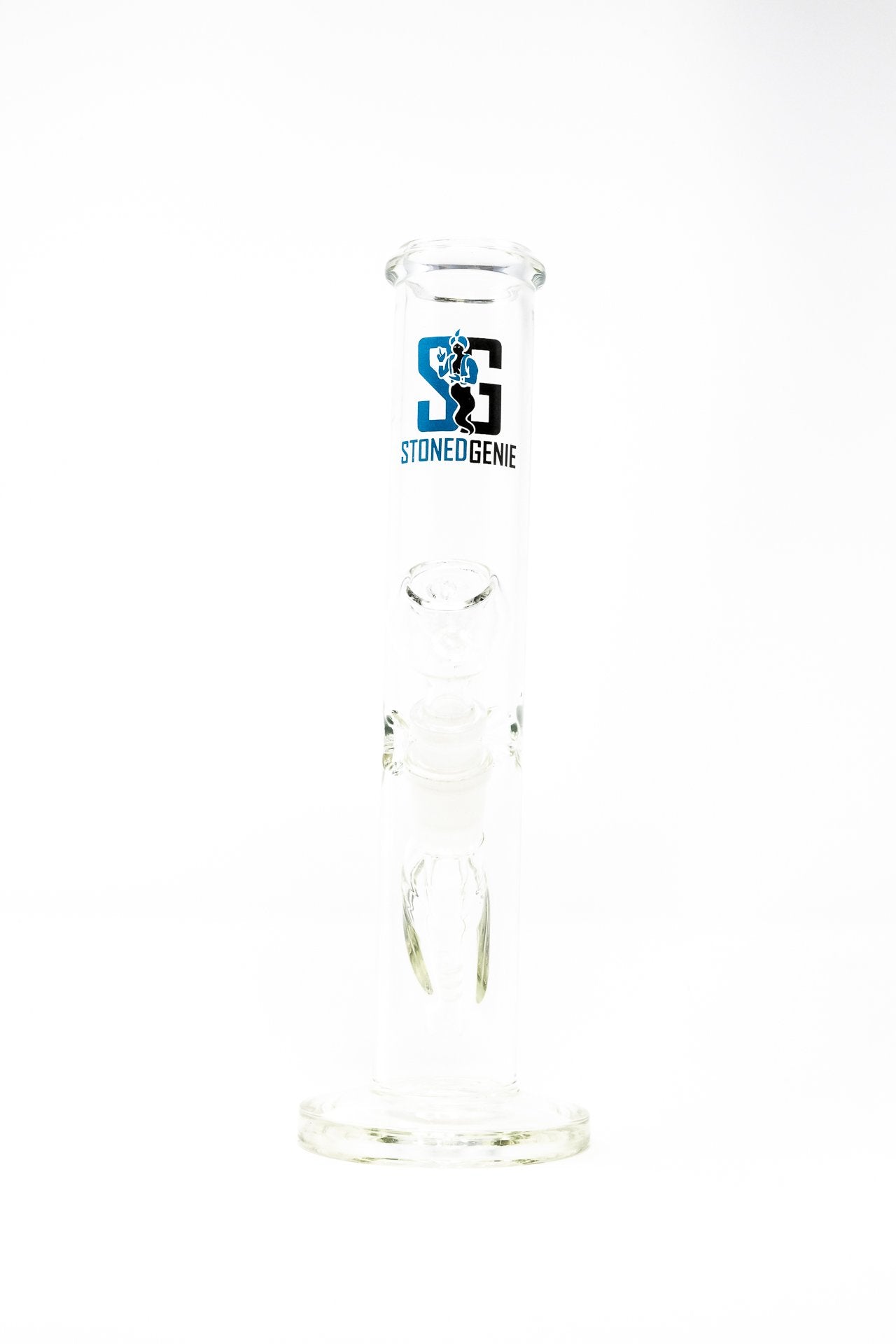 10" Classic Stoned Genie Straight Shooter Glass Bong  w/ Ice catcher