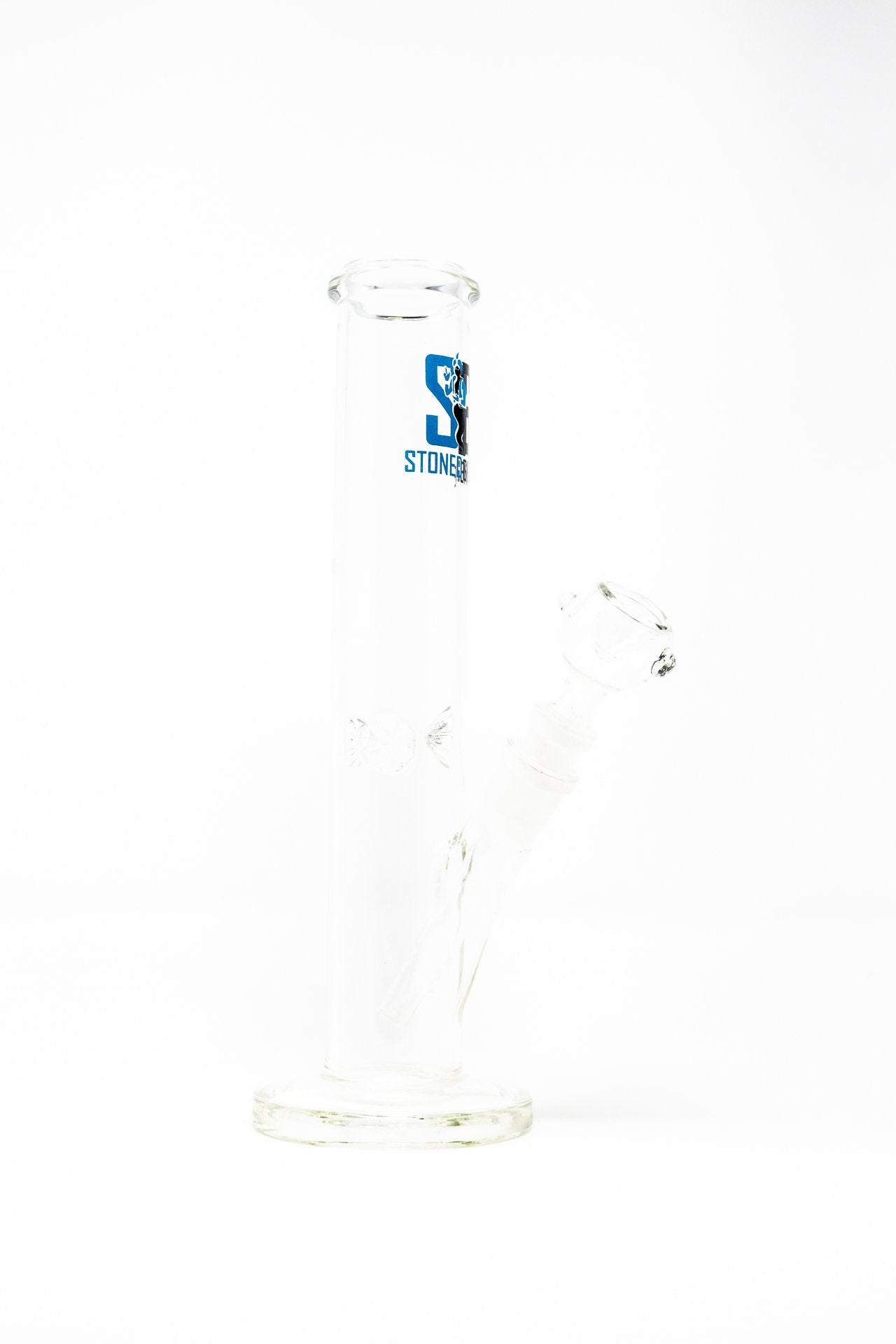 10" Classic Stoned Genie Straight Shooter Glass Bong  w/ Ice catcher