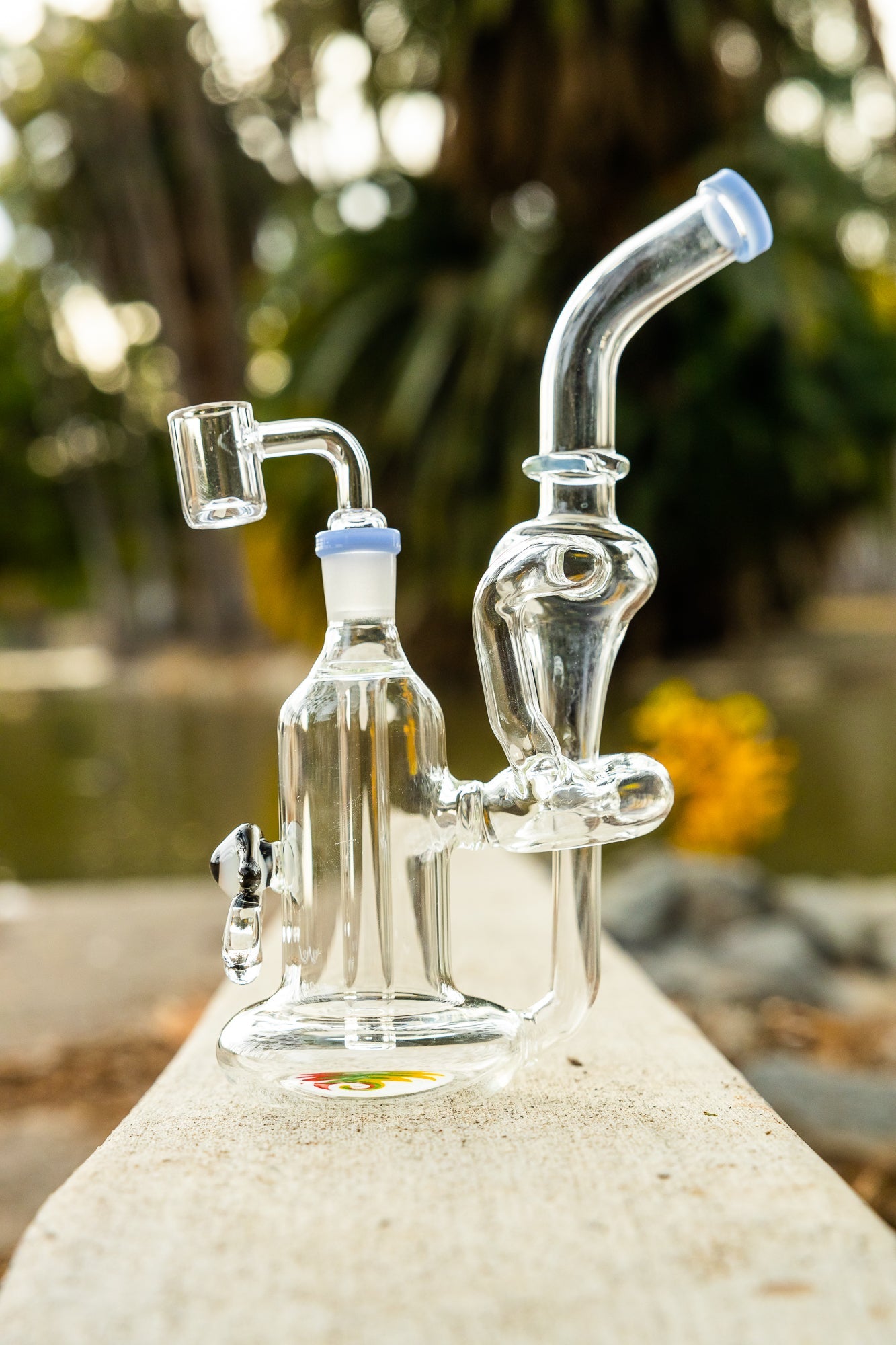 7" Eye Recycler Dab Rig StonedGenie.com
