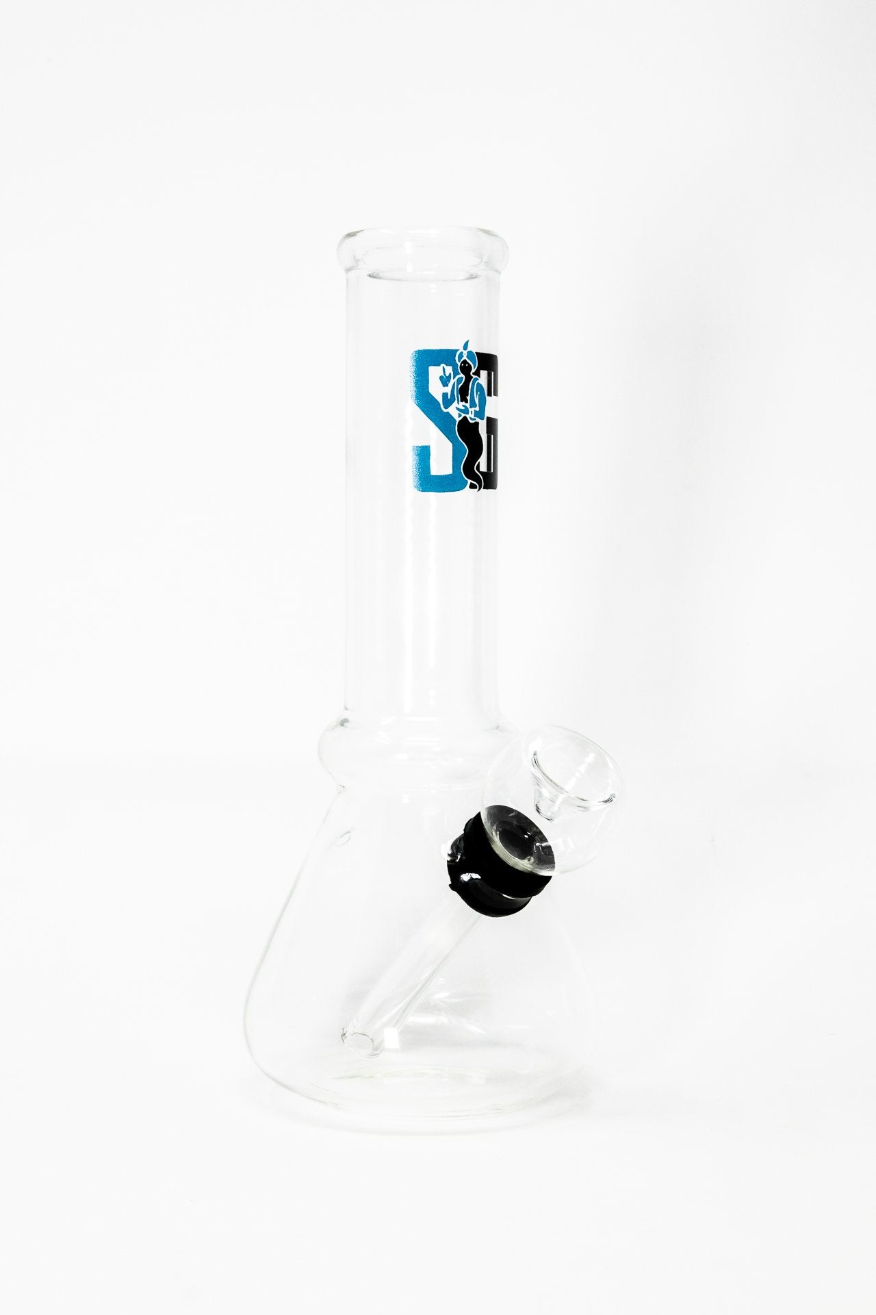 6” Stoned Genie Beaker Base Bong w/ Carb Hole
