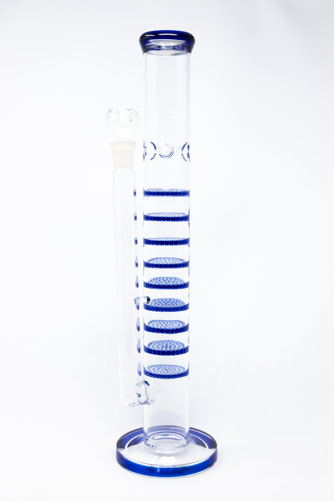 16" Nine Honeycomb Percolator Bong w/ Ice Catcher