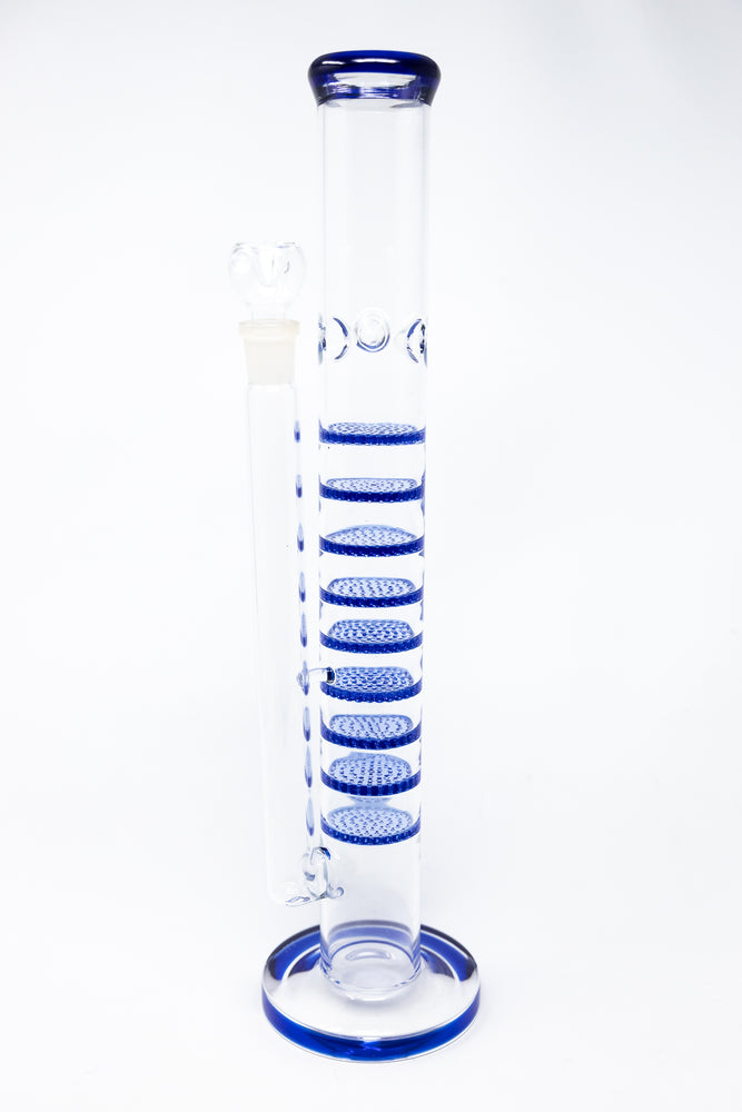 16" Nine Honeycomb Percolator Bong w/ Ice Catcher