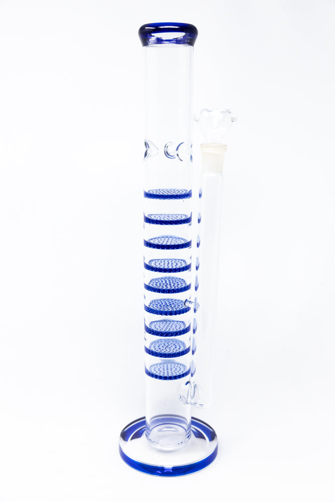 16" Nine Honeycomb Percolator Bong w/ Ice Catcher