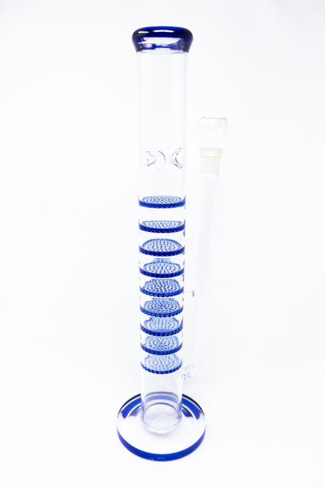 16" Nine Honeycomb Percolator Bong w/ Ice Catcher