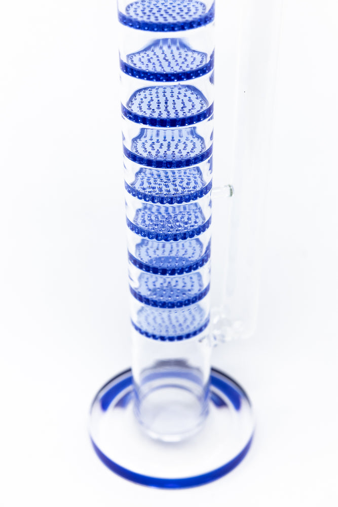 16" Nine Honeycomb Percolator Bong w/ Ice Catcher