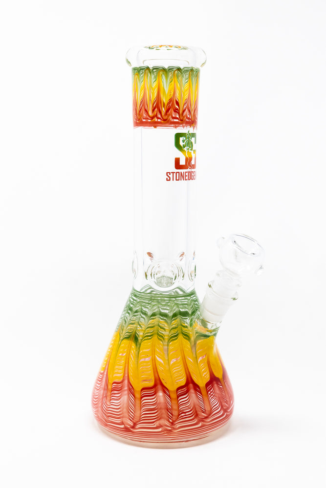 12" SG Rasta 7mm Beaker Bong