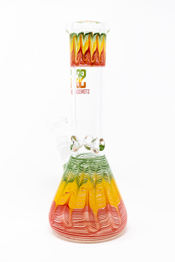 12" SG Rasta 7mm Beaker Bong