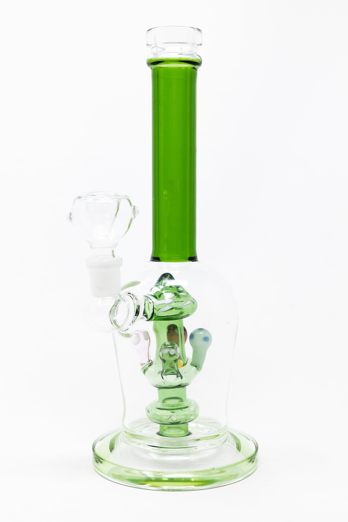 10" Green Premium Mushroom Bong