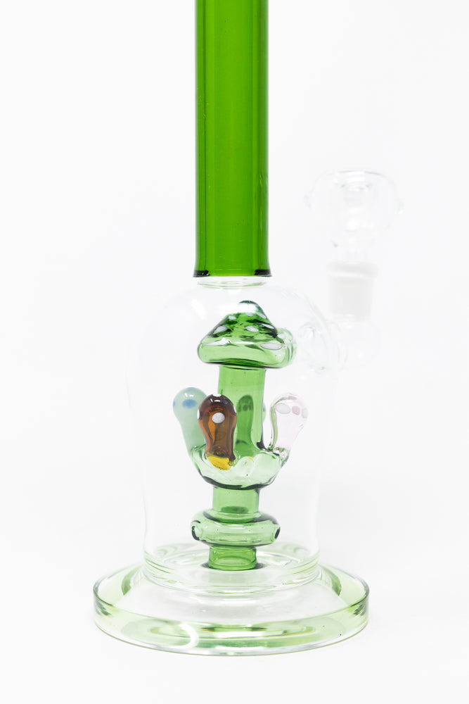 10" Green Premium Mushroom Bong