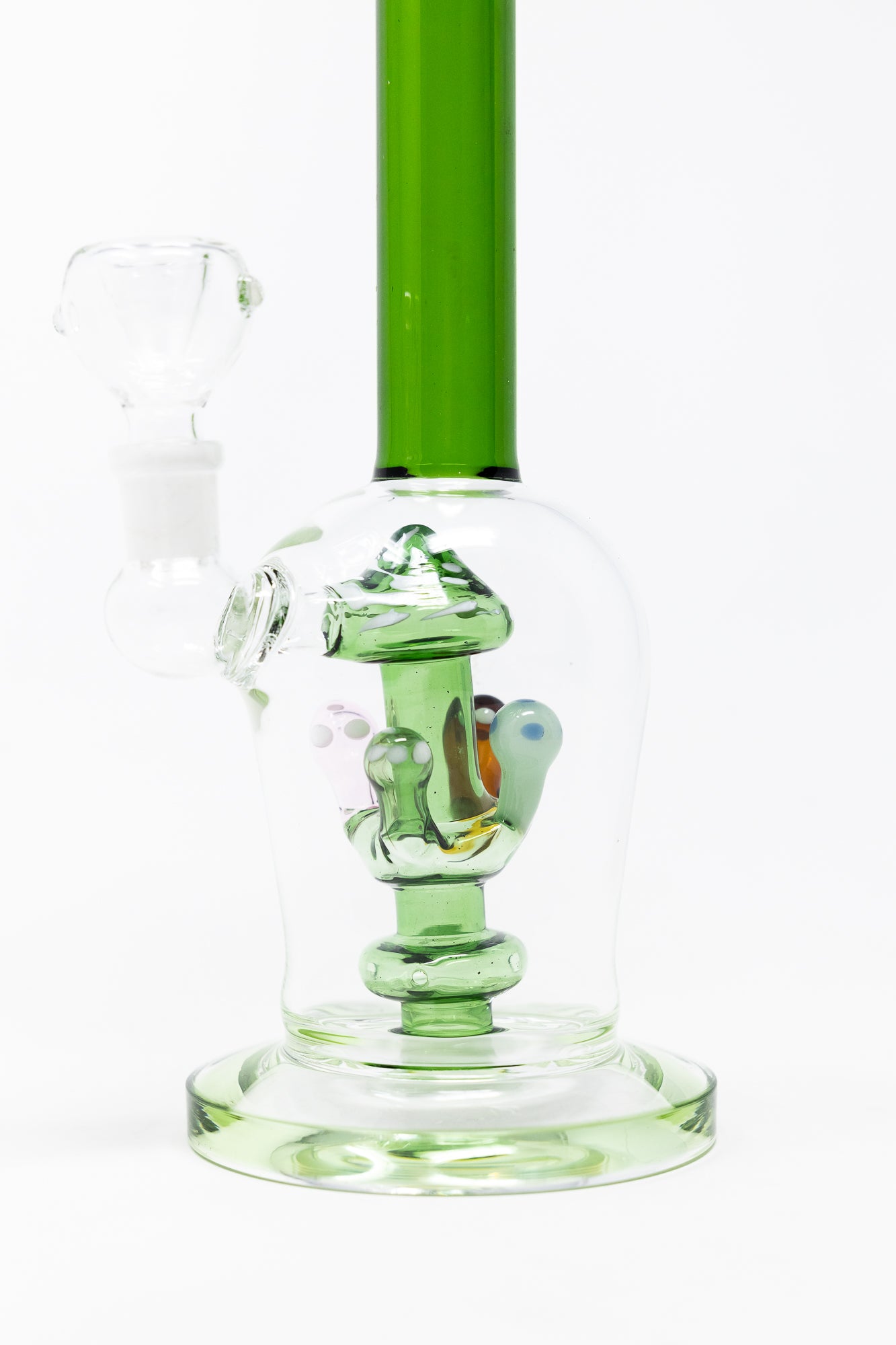 10" Green Premium Mushroom Bong