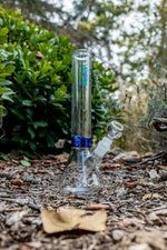 11' Stoned Genie Blue Middle Accent Bong