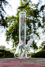 11” Stoned Genie Pink Middle Accent Bong