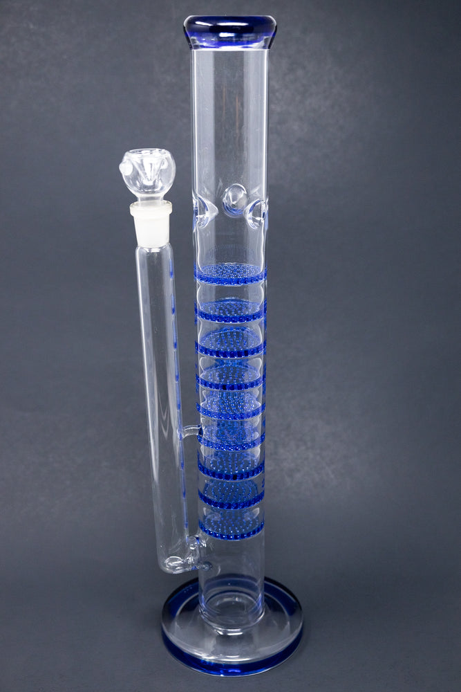16" Nine Honeycomb Percolator Bong w/ Ice Catcher