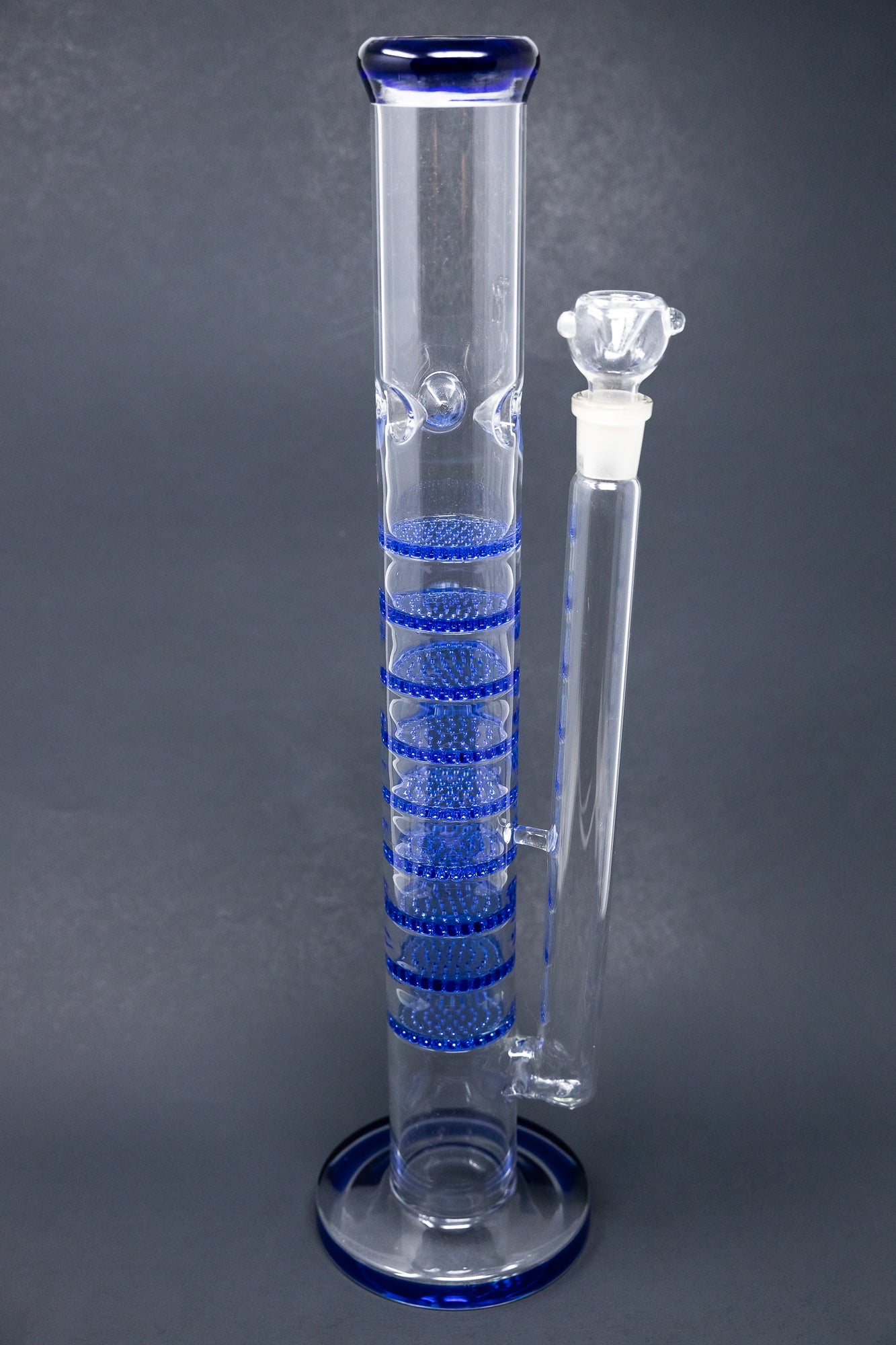 16" Nine Honeycomb Percolator Bong w/ Ice Catcher