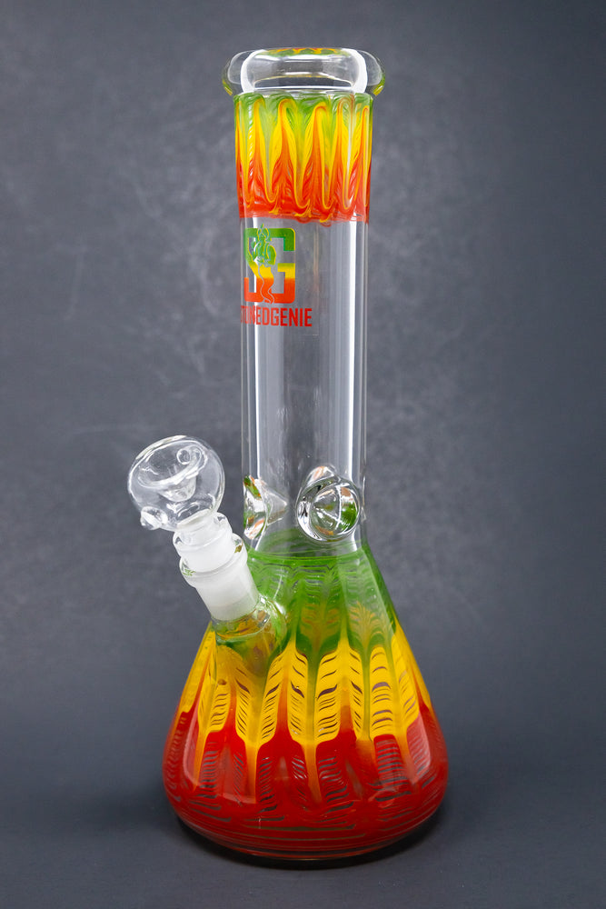 12" SG Rasta 7mm Beaker Bong