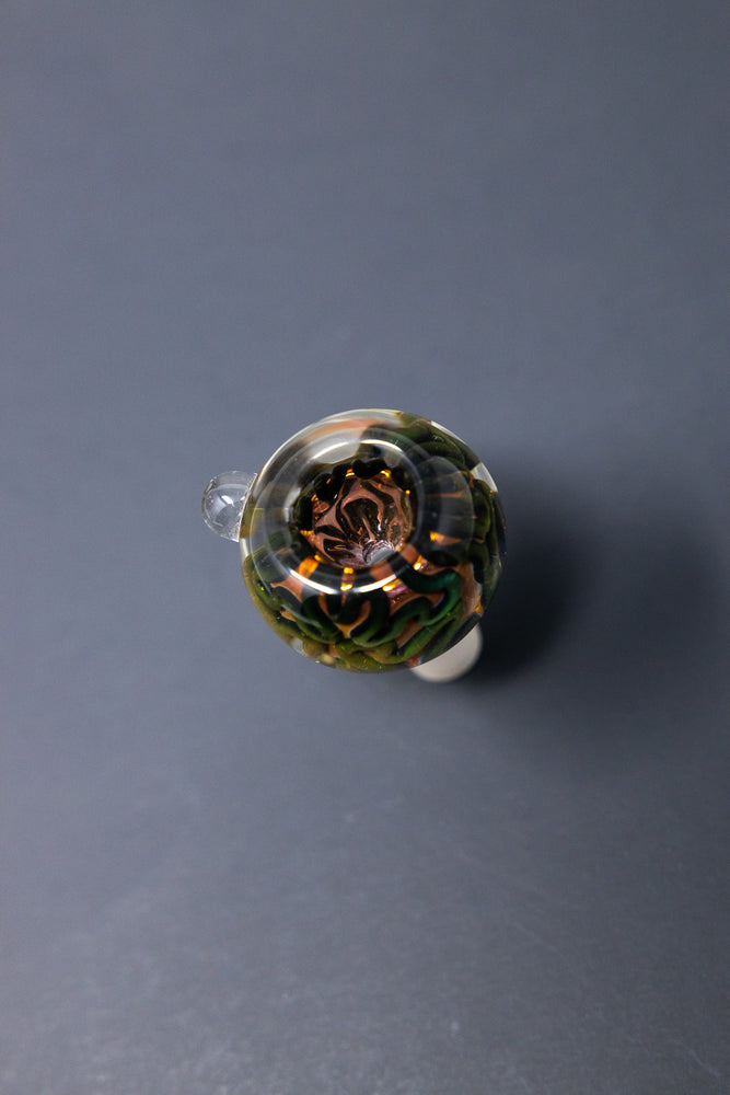 14mm Black Swirl Rose Bowl