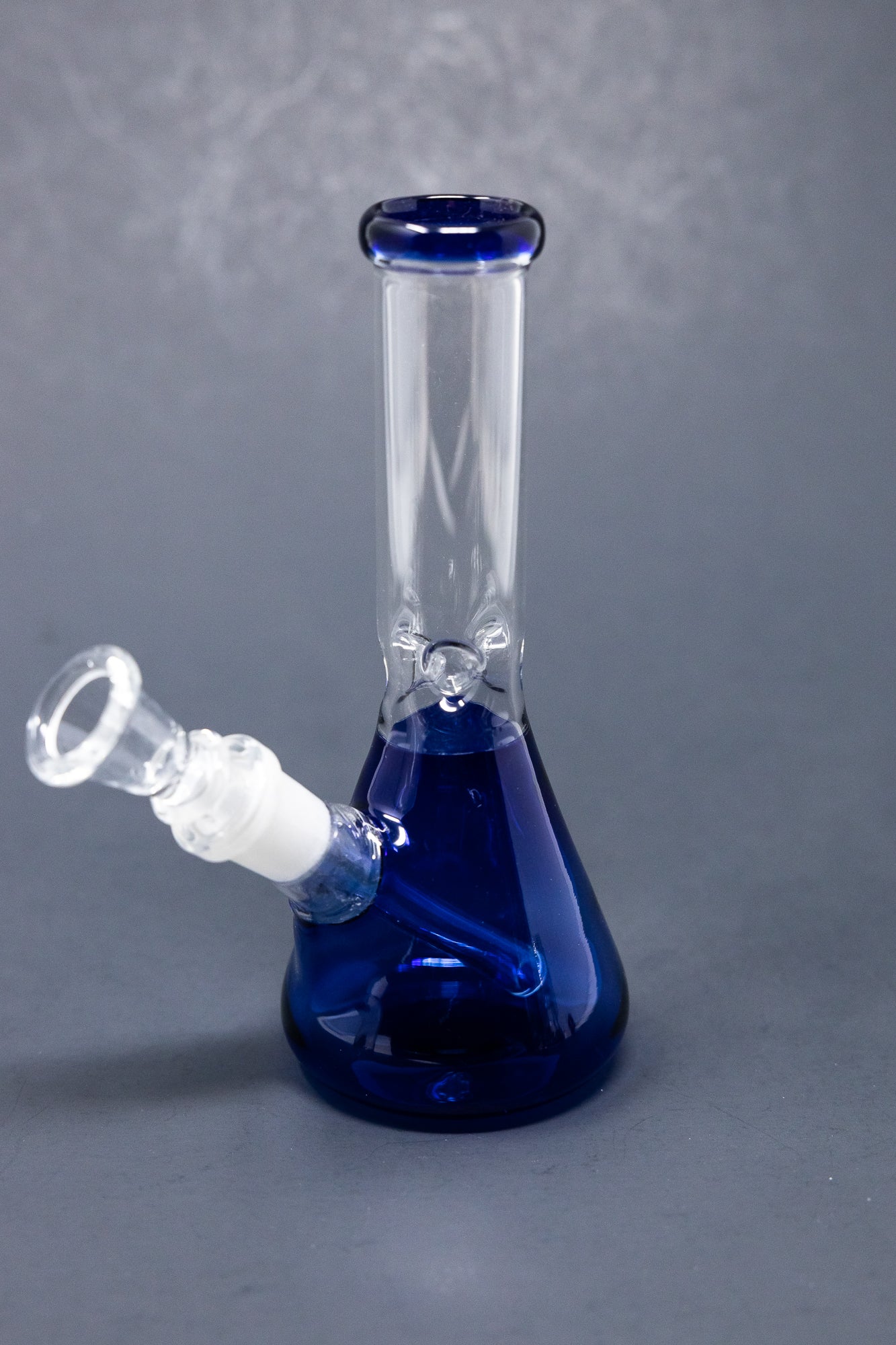 6" Blue Beaker Bong w/ Ice Catcher