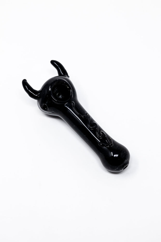 5 Devil Horns Spoon Glass Hand Smoking Pipe