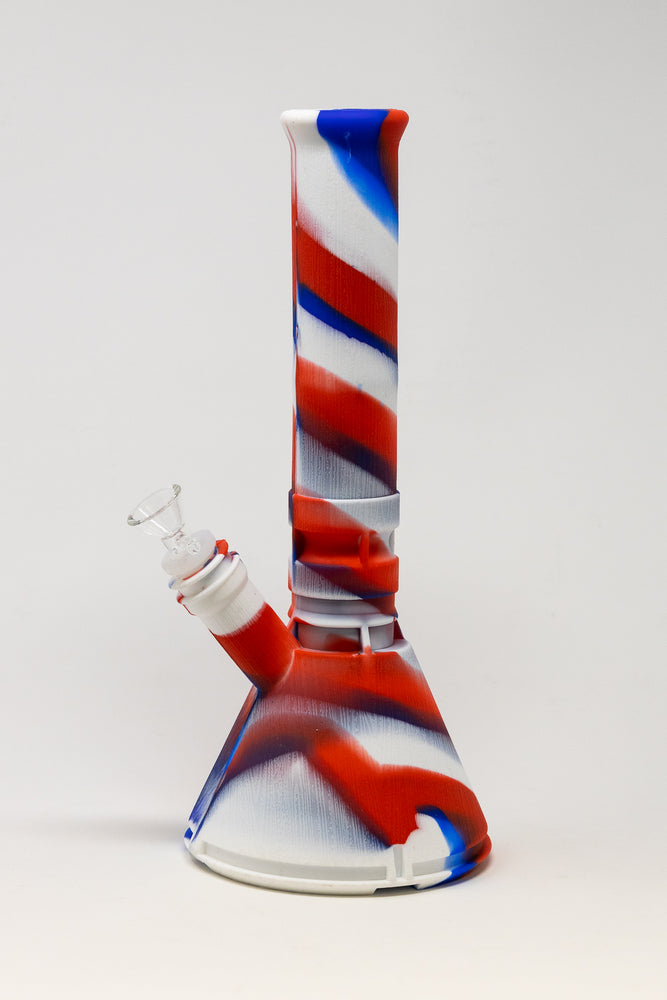 10" Silicone Bong w/ Ice Catcher