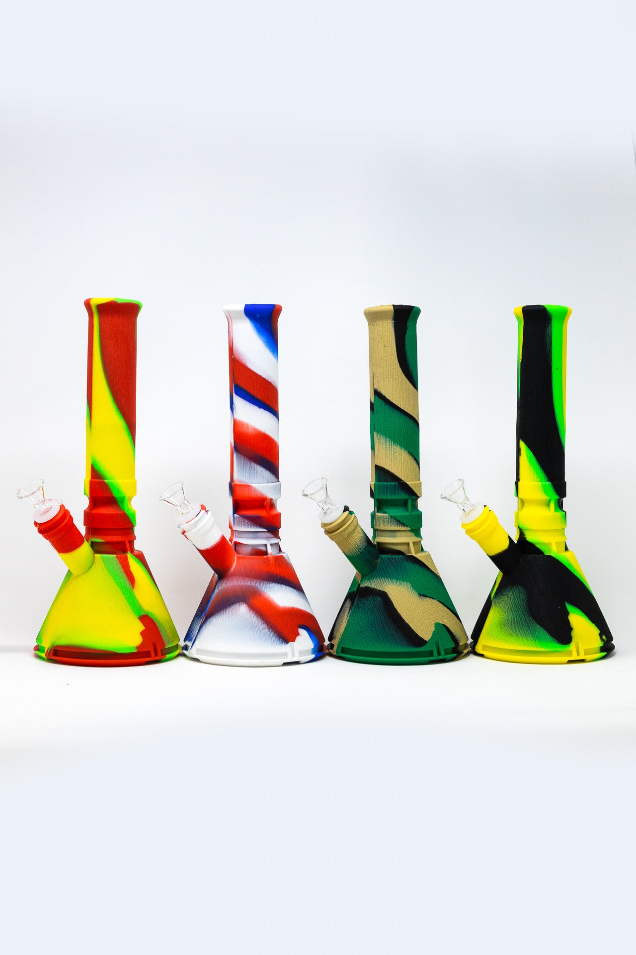 10" Silicone Bong w/ Ice Catcher