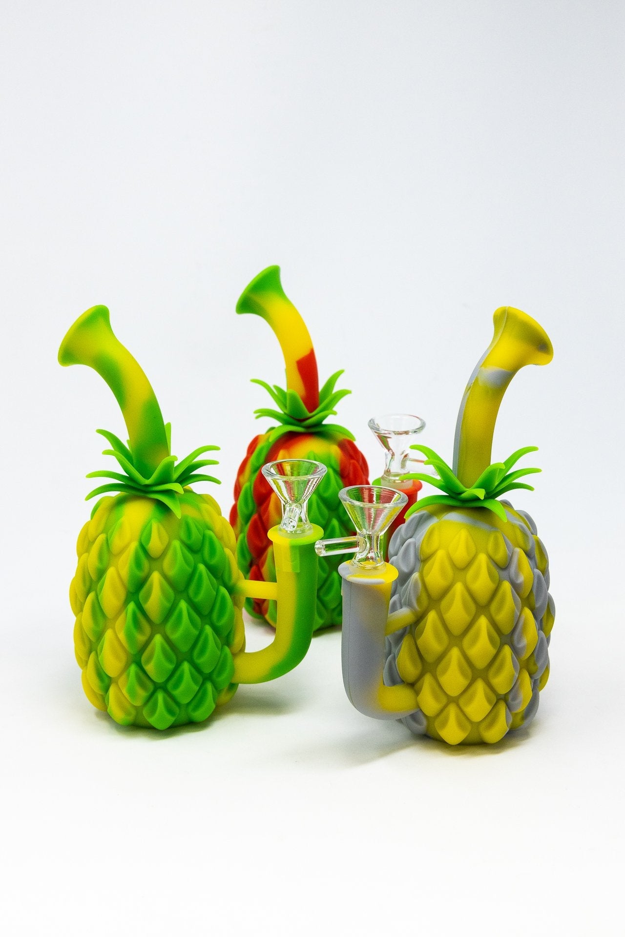 7" Pineapple Silicone Bong