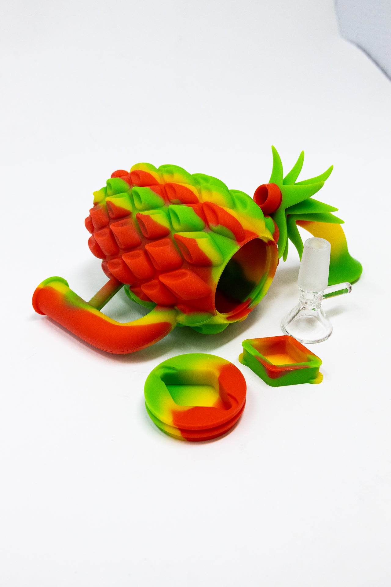 7" Pineapple Silicone Bong