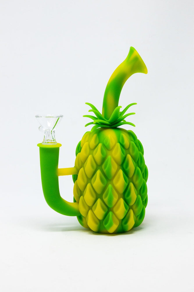 7" Pineapple Silicone Bong