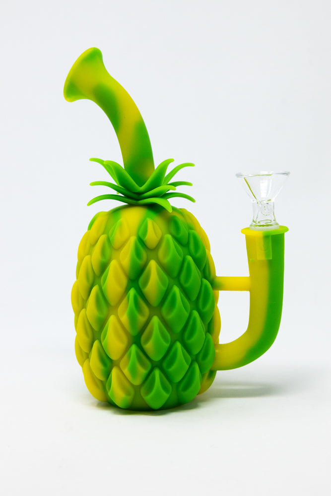 7" Pineapple Silicone Bong