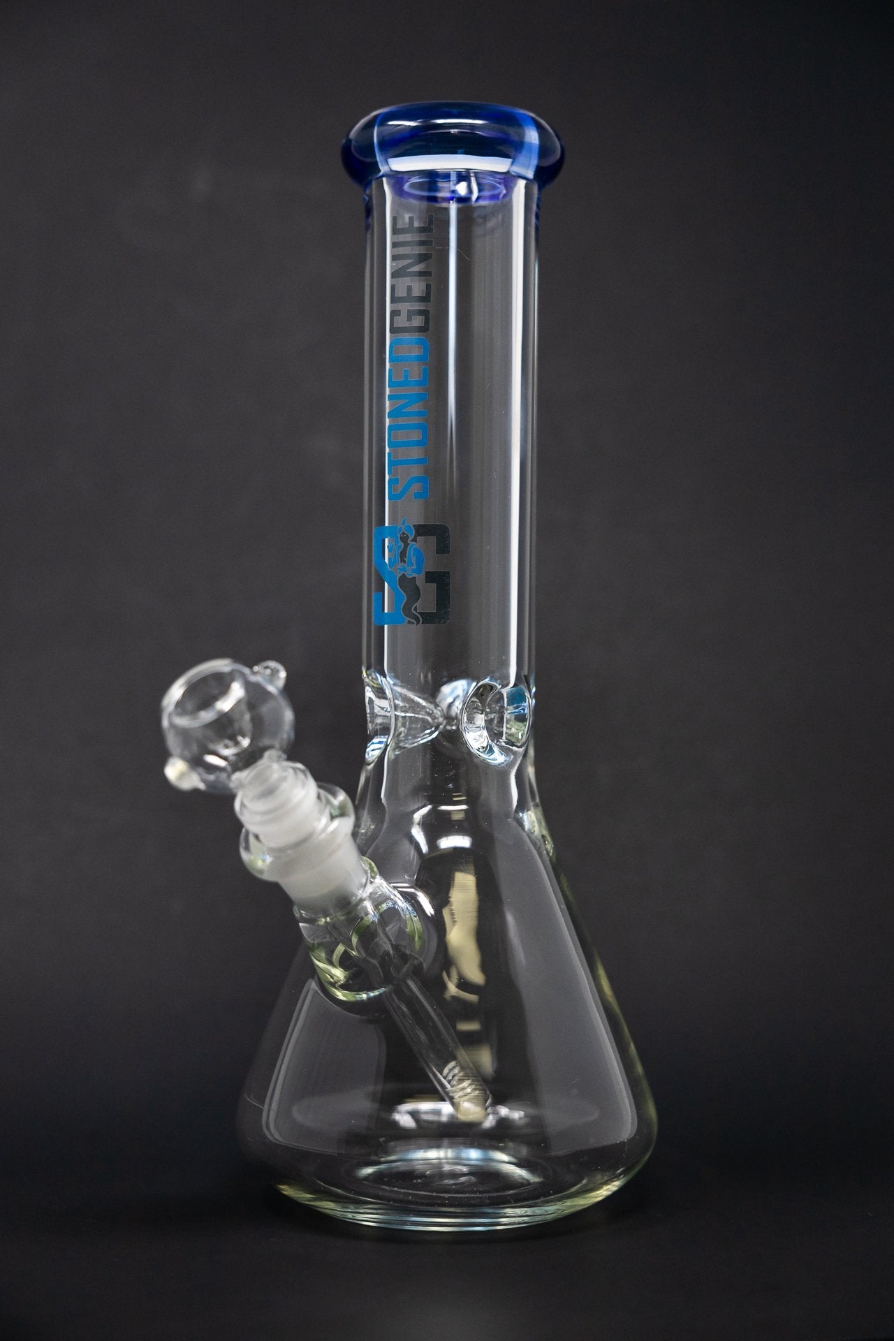 12" Thick Stoned Genie Beaker Bong - 7mm