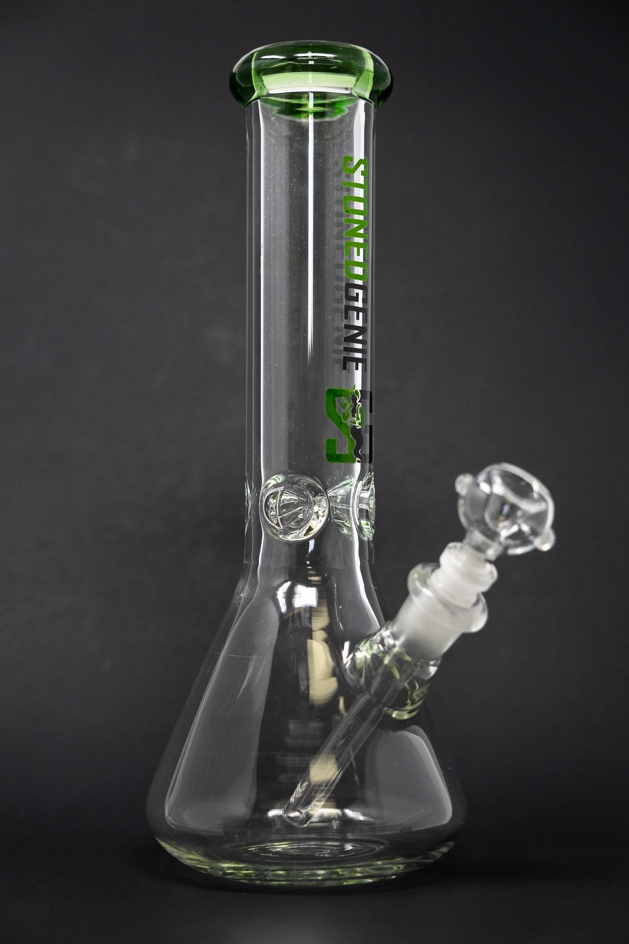 12" Thick Stoned Genie Beaker Bong - 7mm