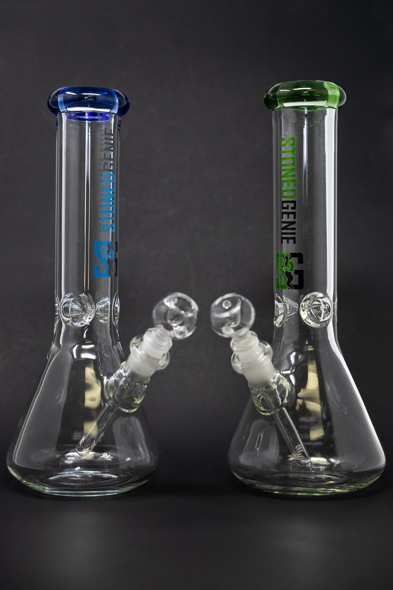 12" Thick Stoned Genie Beaker Bong - 7mm