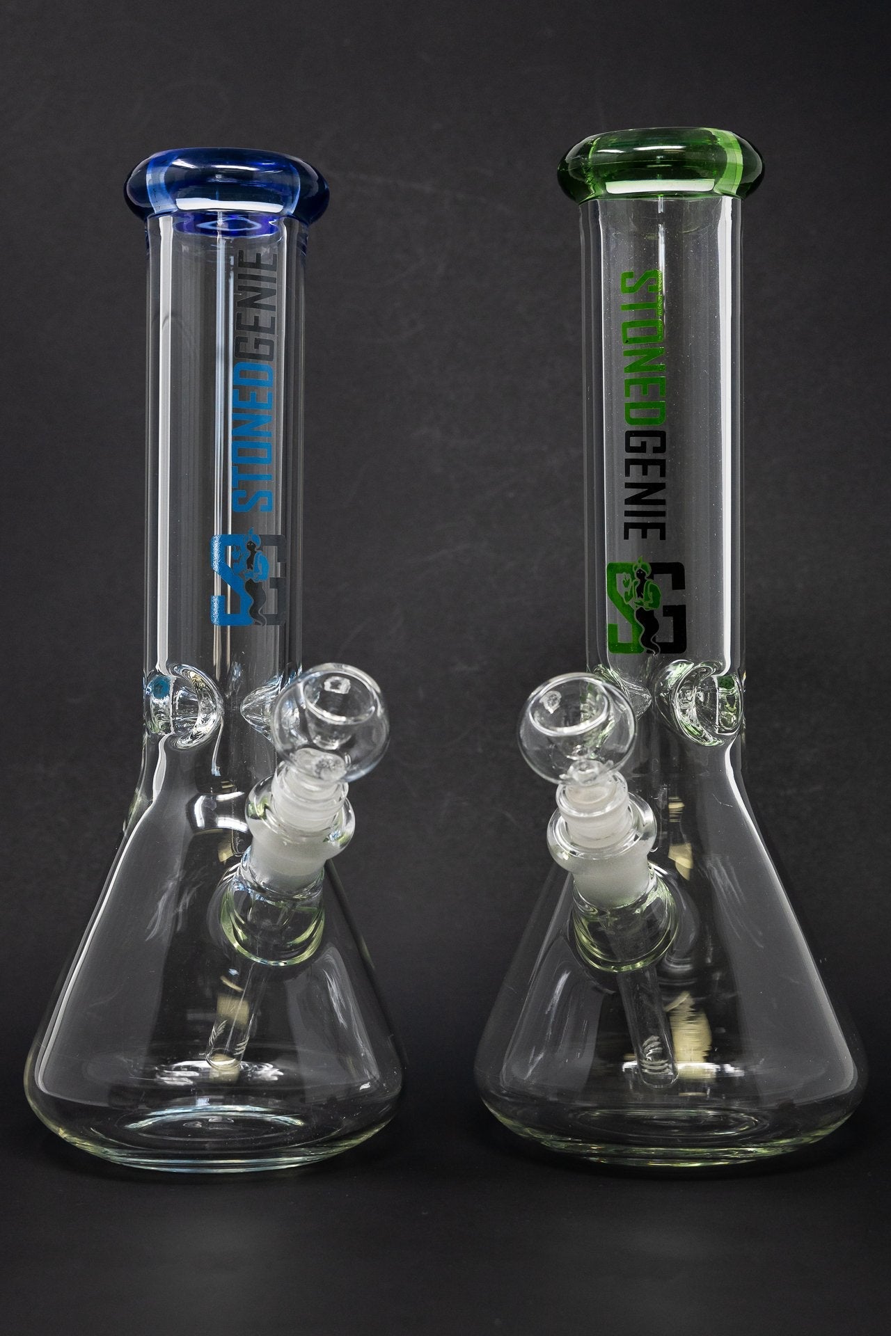 12" Thick Stoned Genie Beaker Bong - 7mm