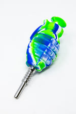 5" Silicone Grenade Nectar Collector w/ Titanium Tip