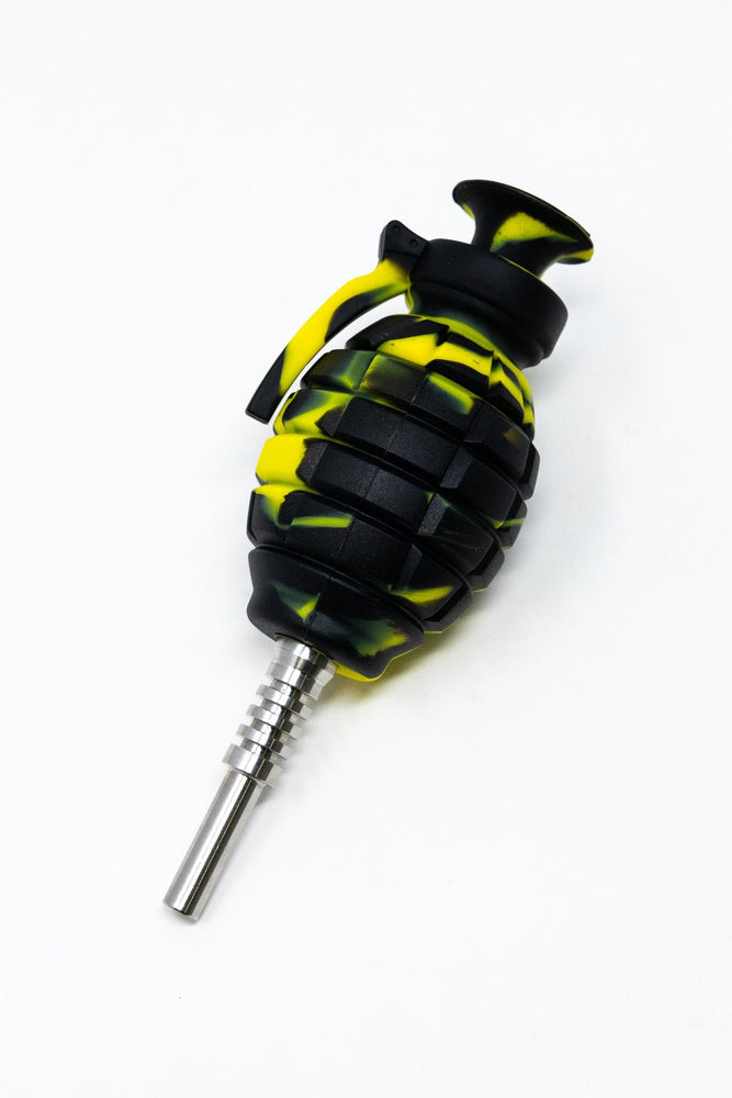 5" Silicone Grenade Nectar Collector w/ Titanium Tip