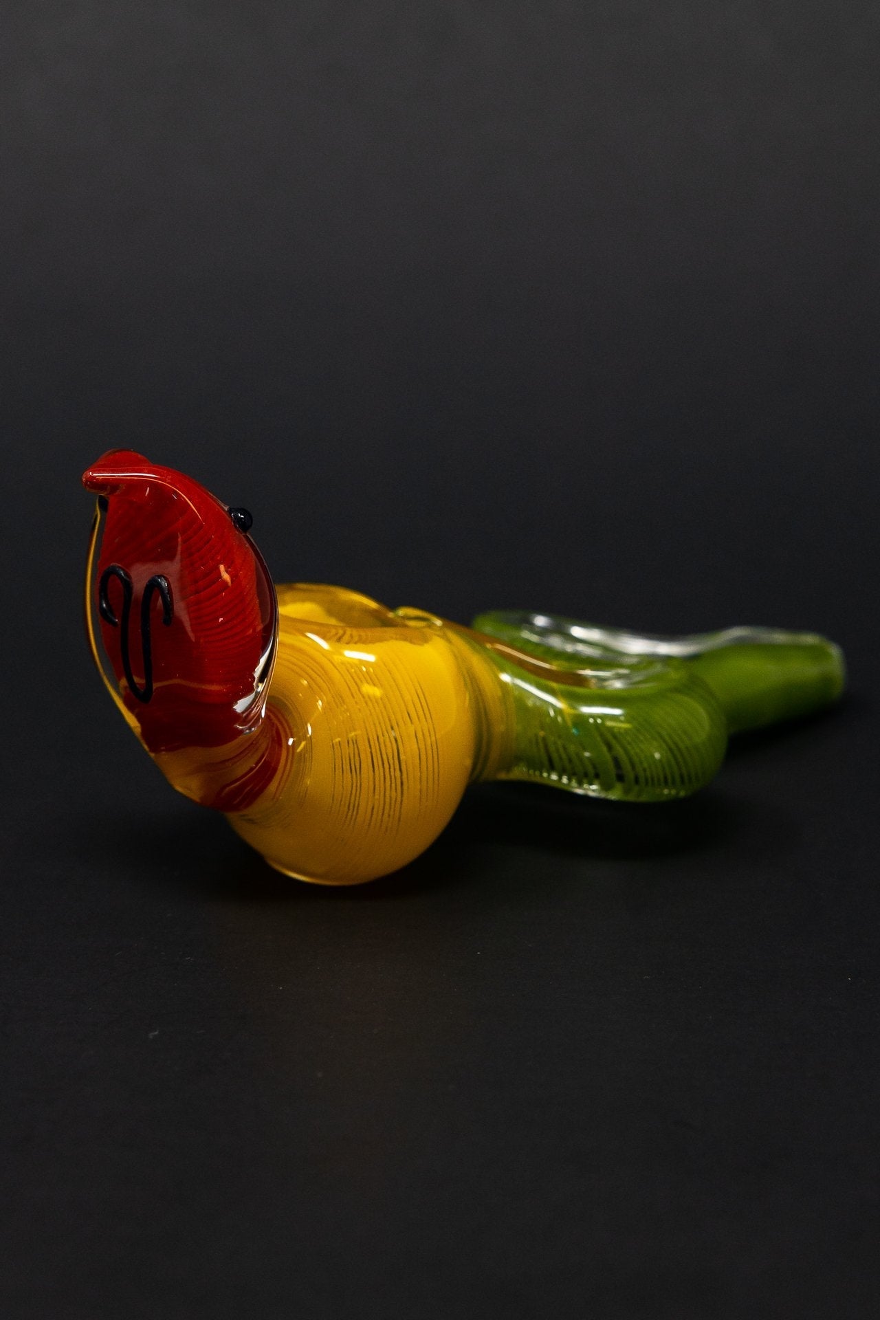 6" Snake Cobra Glass Hand Pipe StonedGenie.com