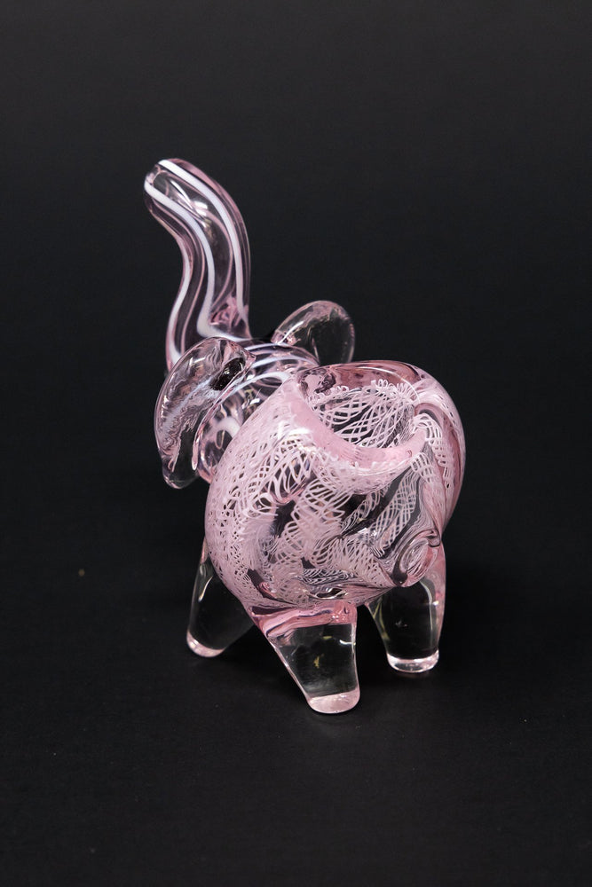 BEAUTIFUL 3 GLASS ELEPHANT SMOKING PIPE. VARIOUS COLORS. EL-1D – Gorilla  Glass Shop