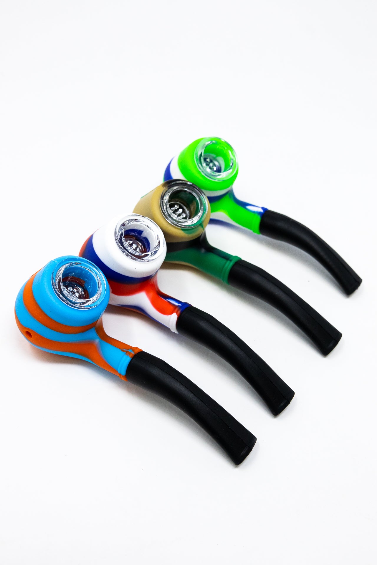 Silicone Sherlock Pipe - Assorted Colors