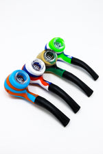 Silicone Sherlock Pipe - Assorted Colors