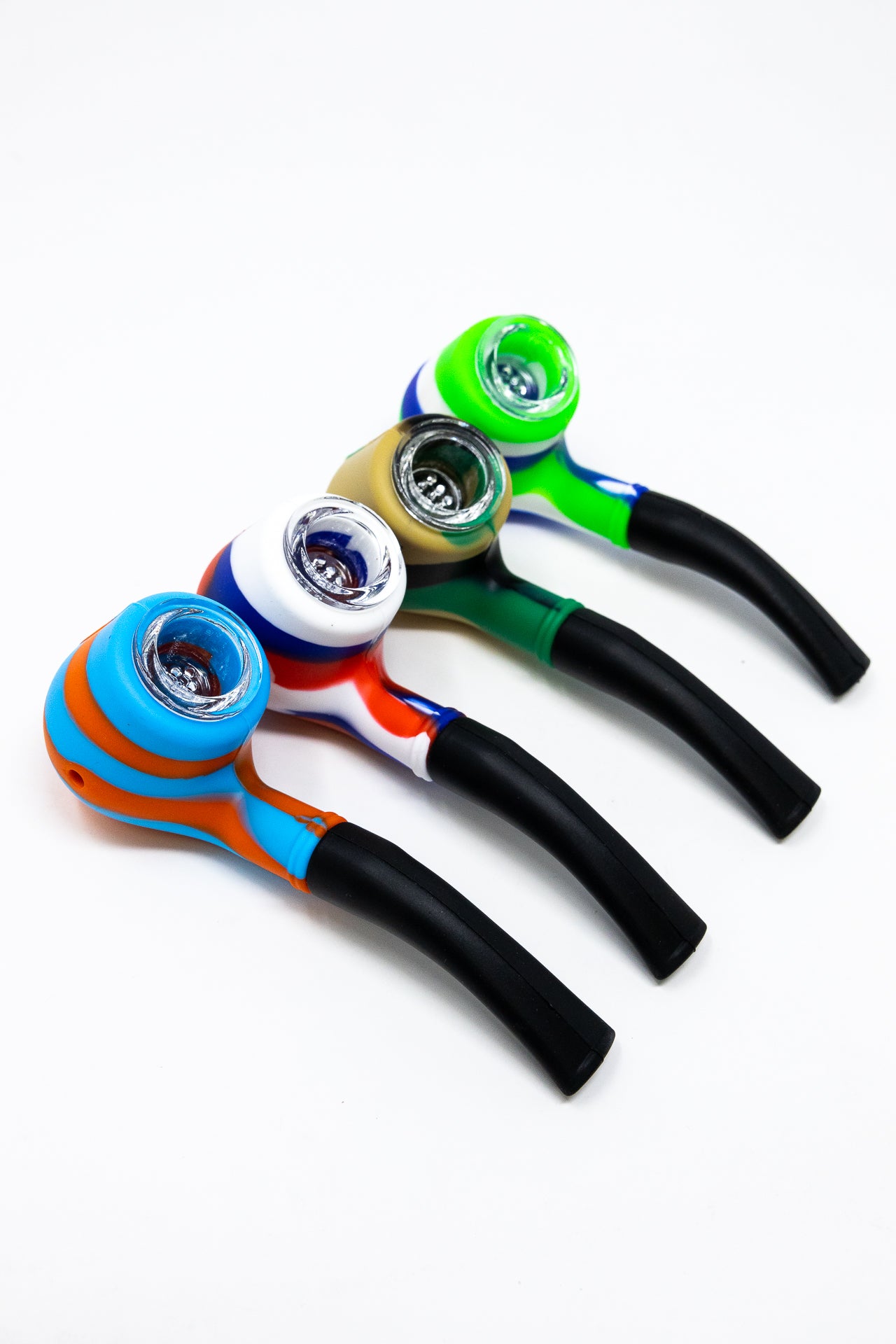 Silicone Sherlock Pipe - Assorted Colors