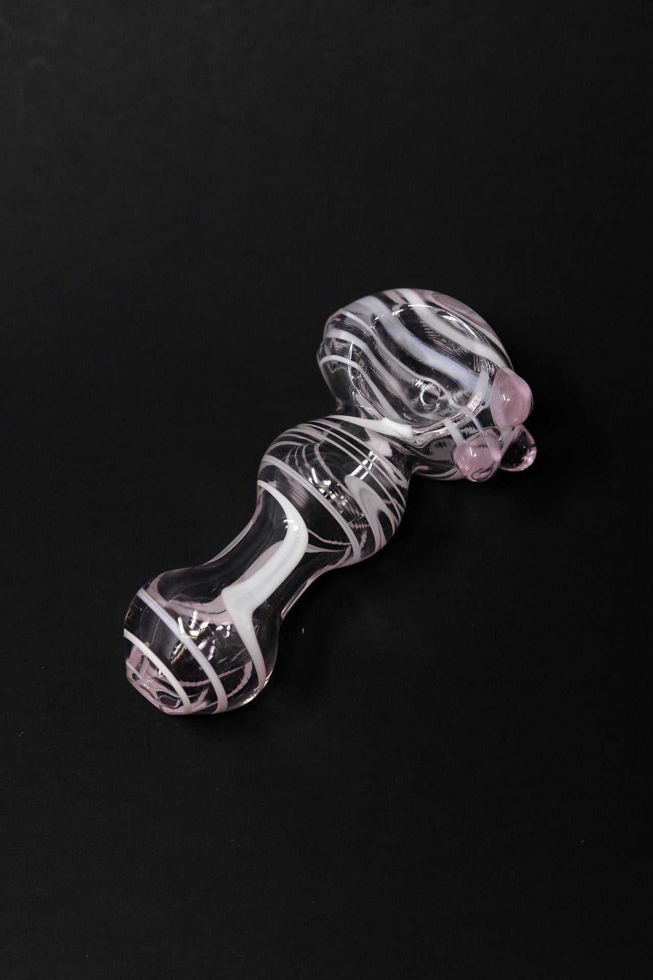 3.5" Pink Zig Zag Hand Pipe