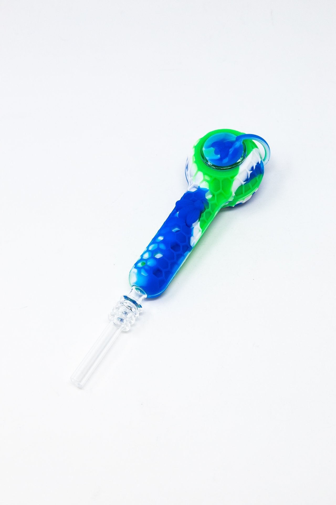 4" Silicone Nectar Collector w/ Quartz Tip