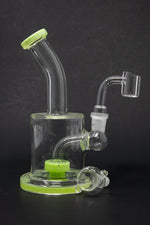 6.5" Flat Base Shower Bend Dab Rig